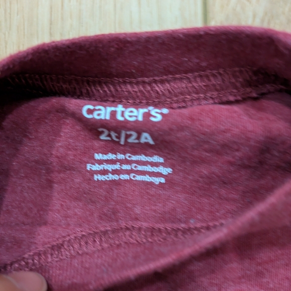 Carter's Kids Stegosaurus Long Sleeve Tee - Picture 2 of 3